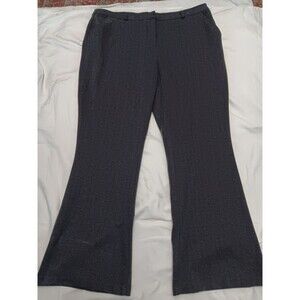 Christian Siriano Chino Wide Leg Slacks Gray size XL Rayon/Spandex 29" inseam